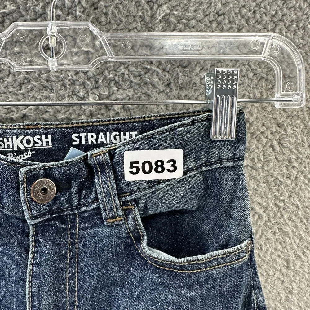 OshKosh B'gosh Jeans Boys Size 7R Blue Denim Classic Straight Leg Jeans